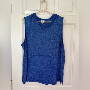 Danskin Now women’s athletic sleeveless hoodie top, XL